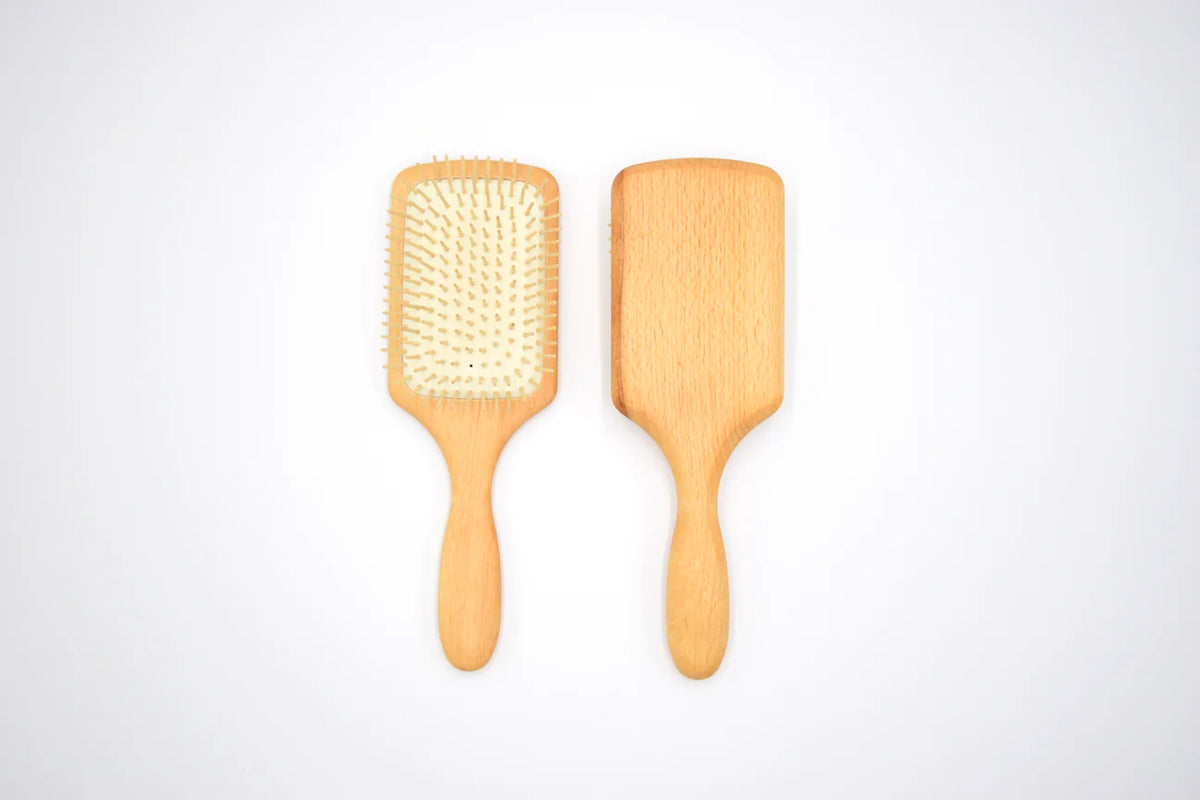 Hair Brush Paddle Wood