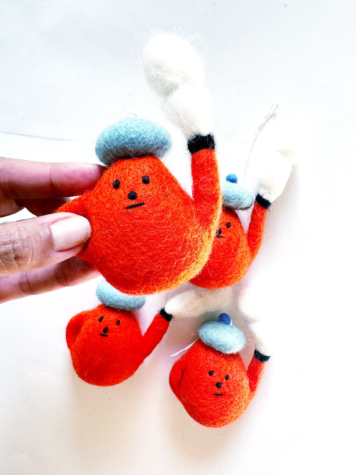 Handmade Felt:  “Teapot” Ornament