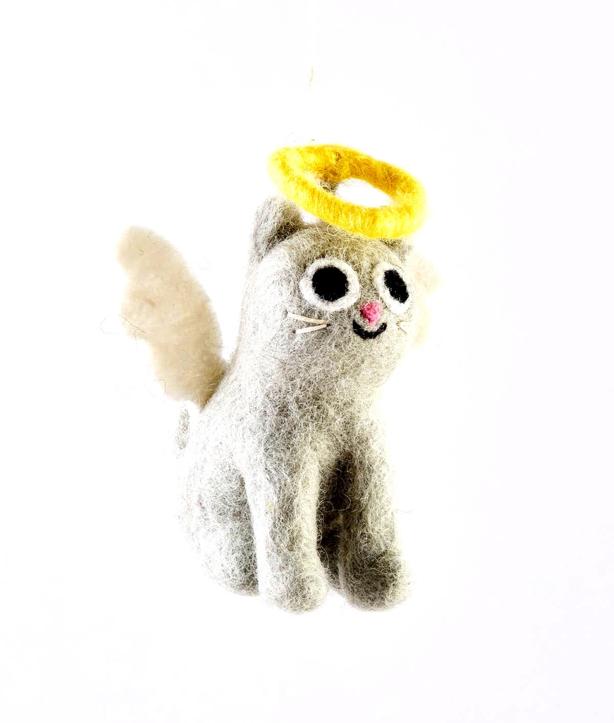 Handmade Felt: “Gabby” Cat Ornament