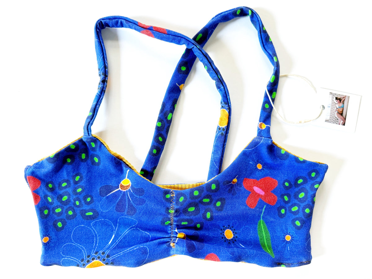 Cobalt Floral Bralette