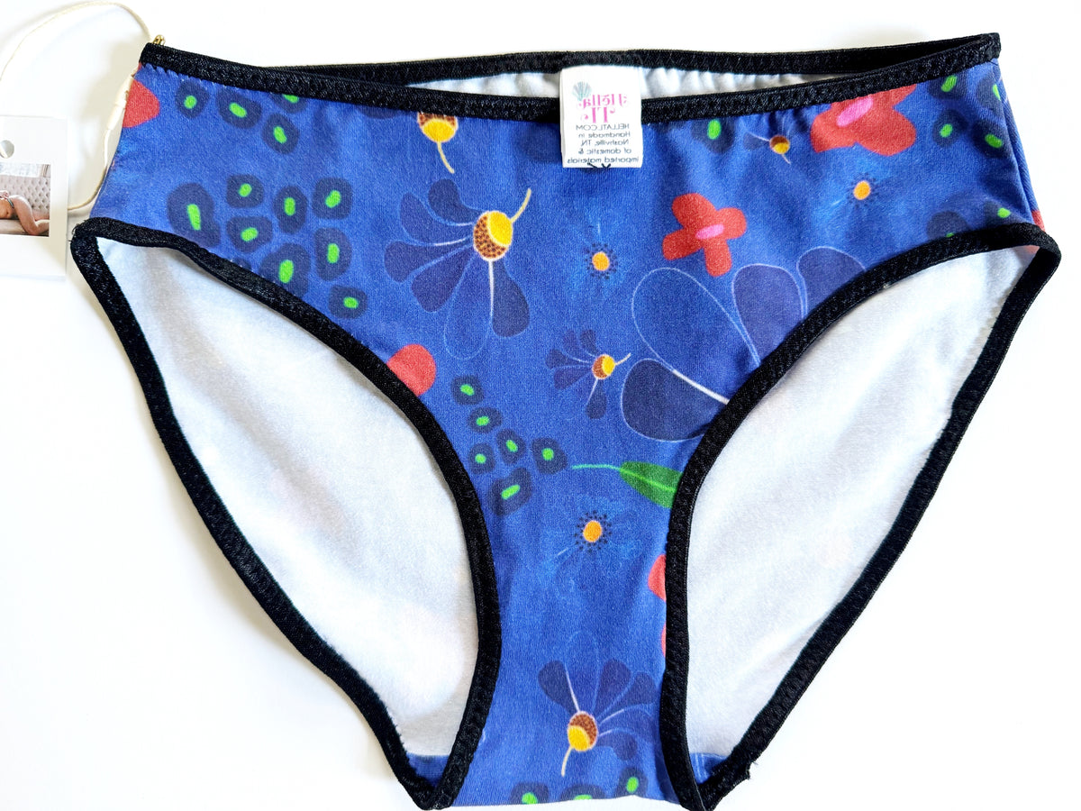 Cobalt Floral Panty