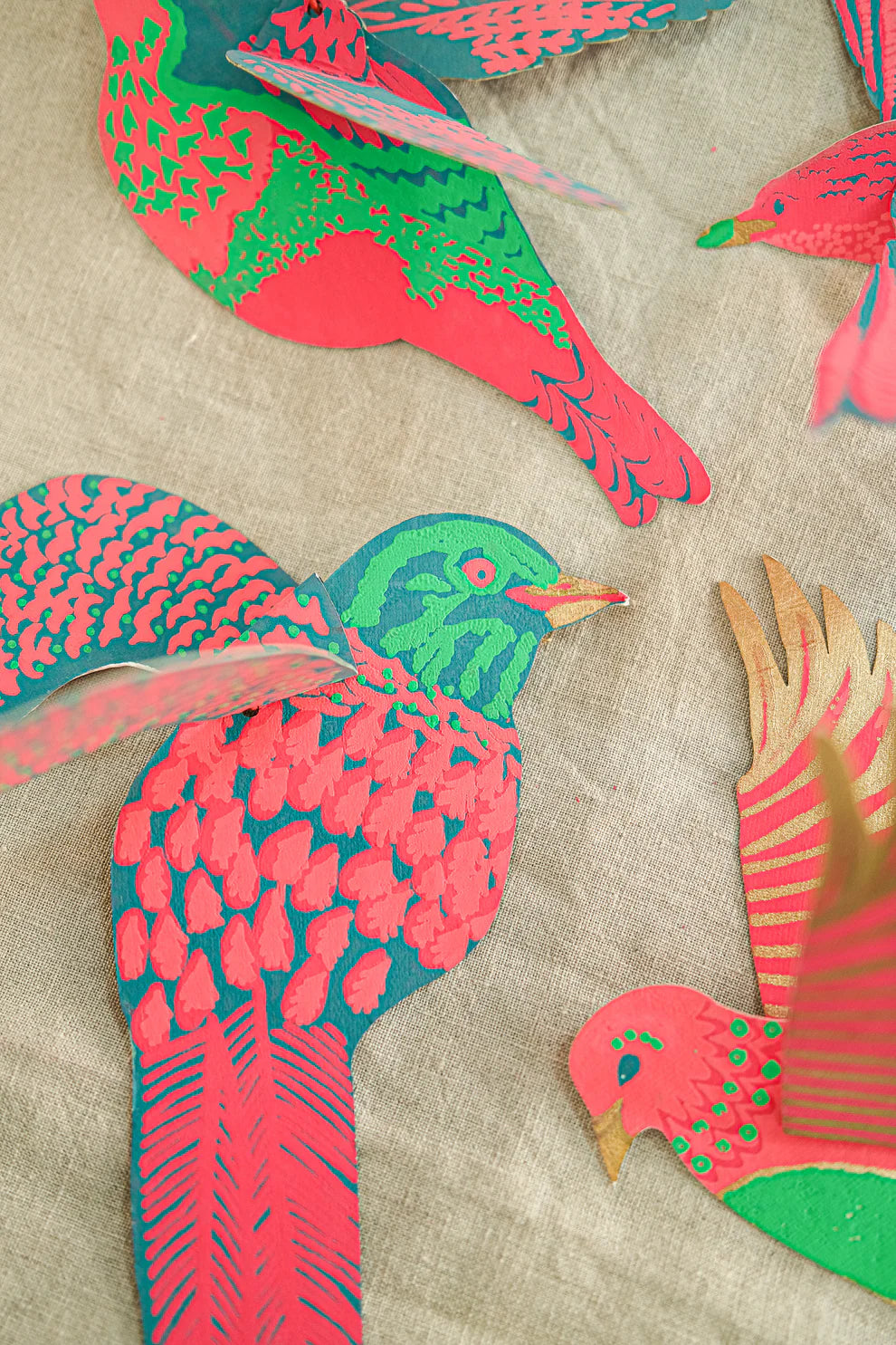 Party Birds Paper Ornaments