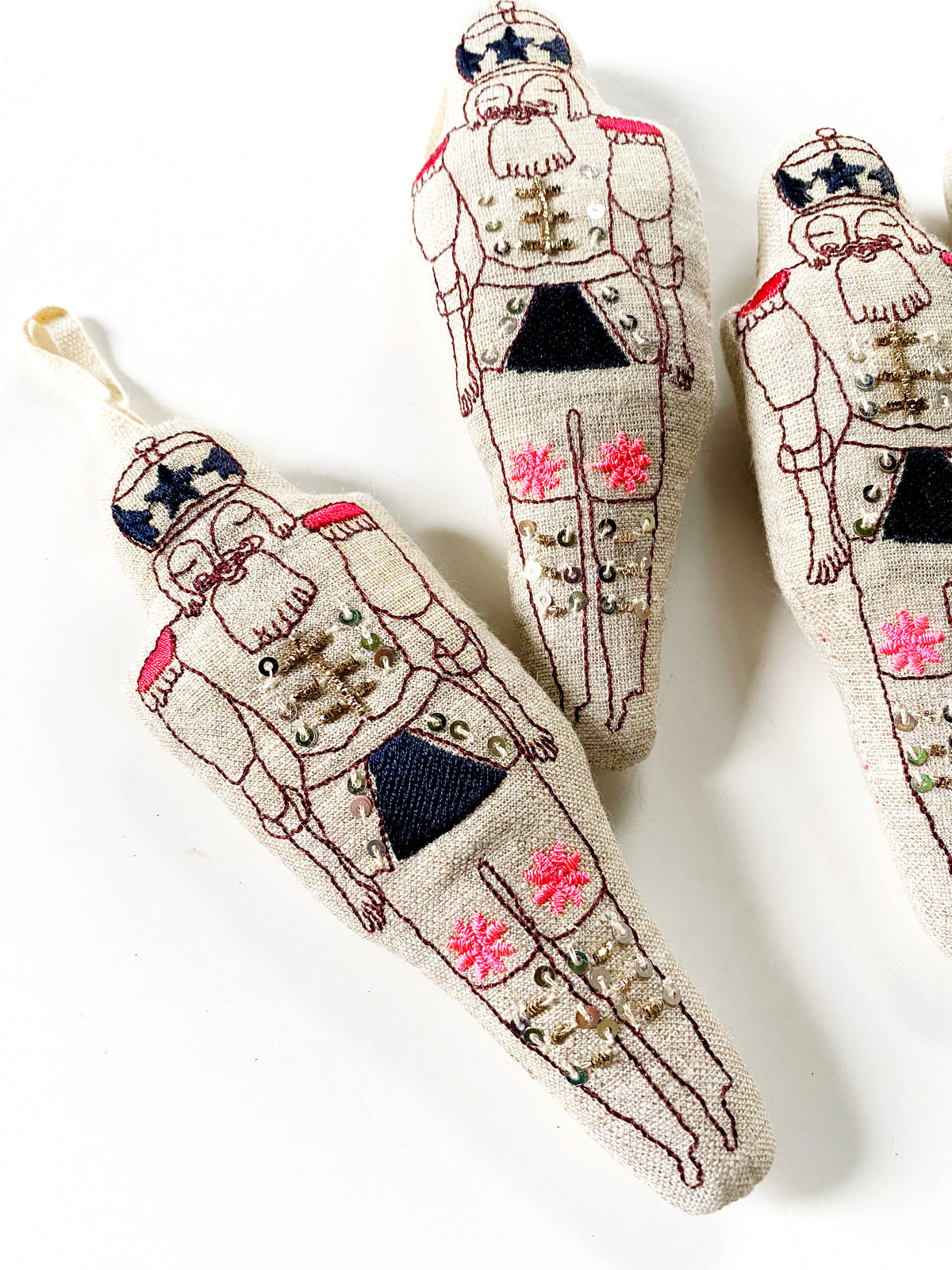 The Nutcracker, Cotton &amp; Lavender filled Ornament, Token