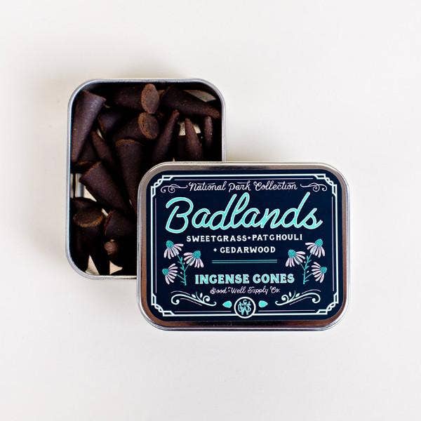 Badlands Incense - Patchouli Cedarwood + Sweetgrass