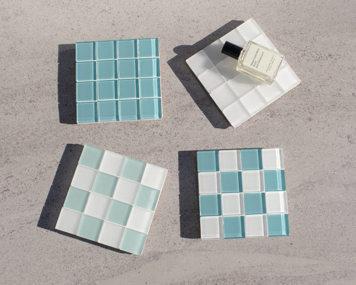 GLASS TILE COASTER - Breakfast at Tiffany&#39;s