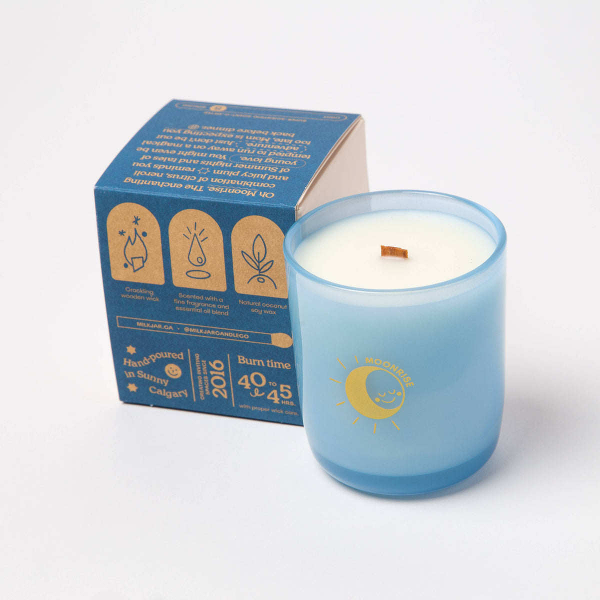 Moonrise - Neroli &amp; Plum Coconut Soy 8oz Candle