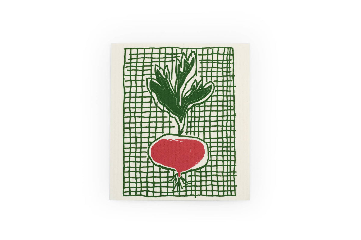 Swedish Cloth: Ruby Radish