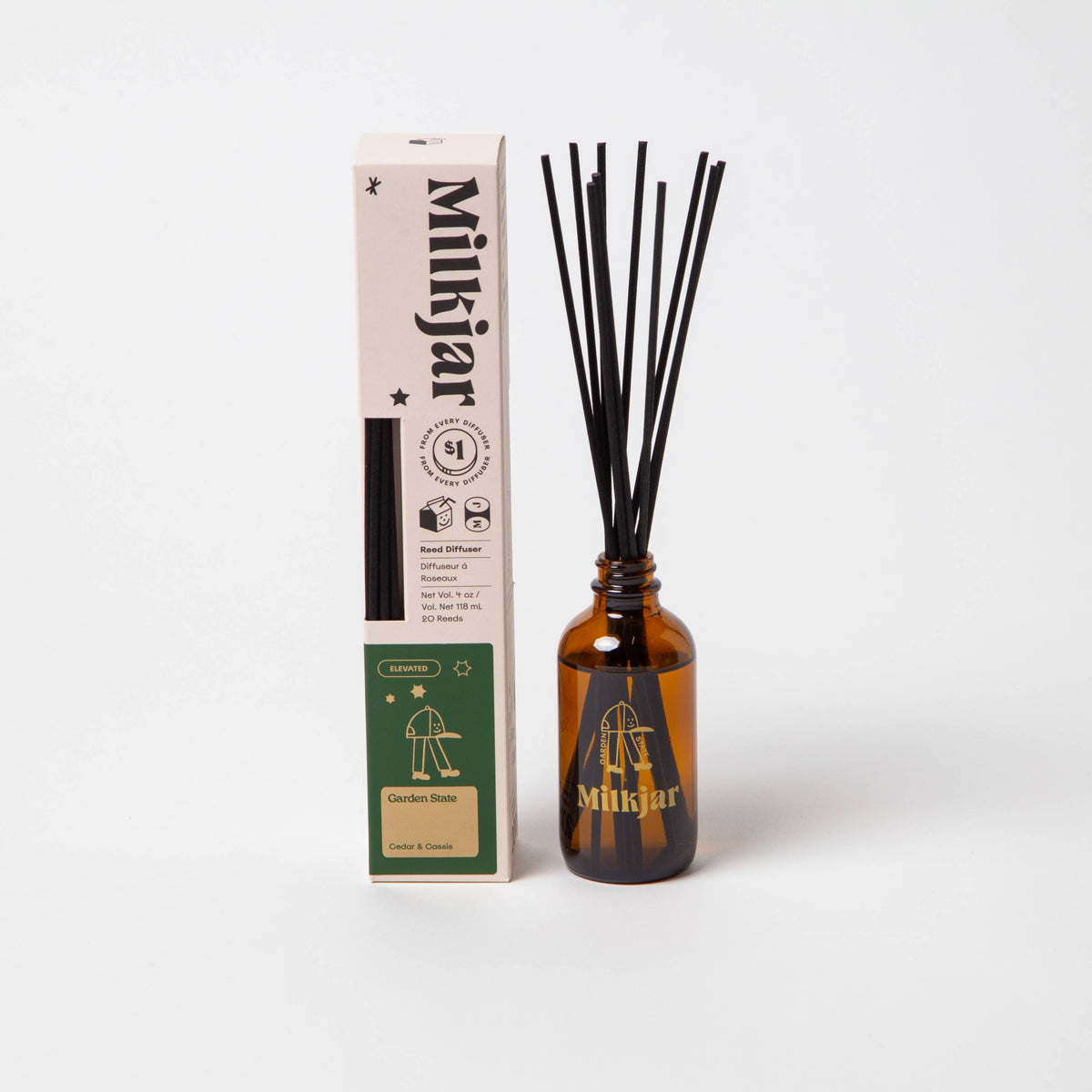 Garden State - Cedar &amp; Cassis 4oz Reed Diffuser