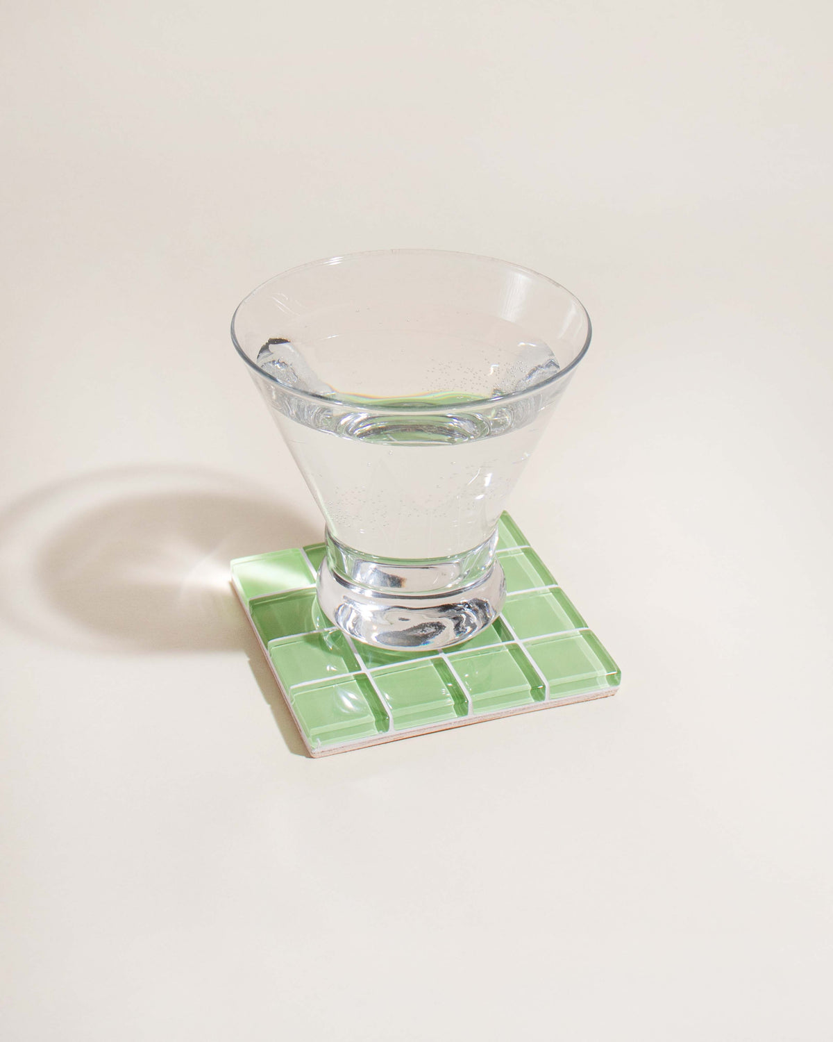 GLASS TILE COASTER - It&#39;s Lime