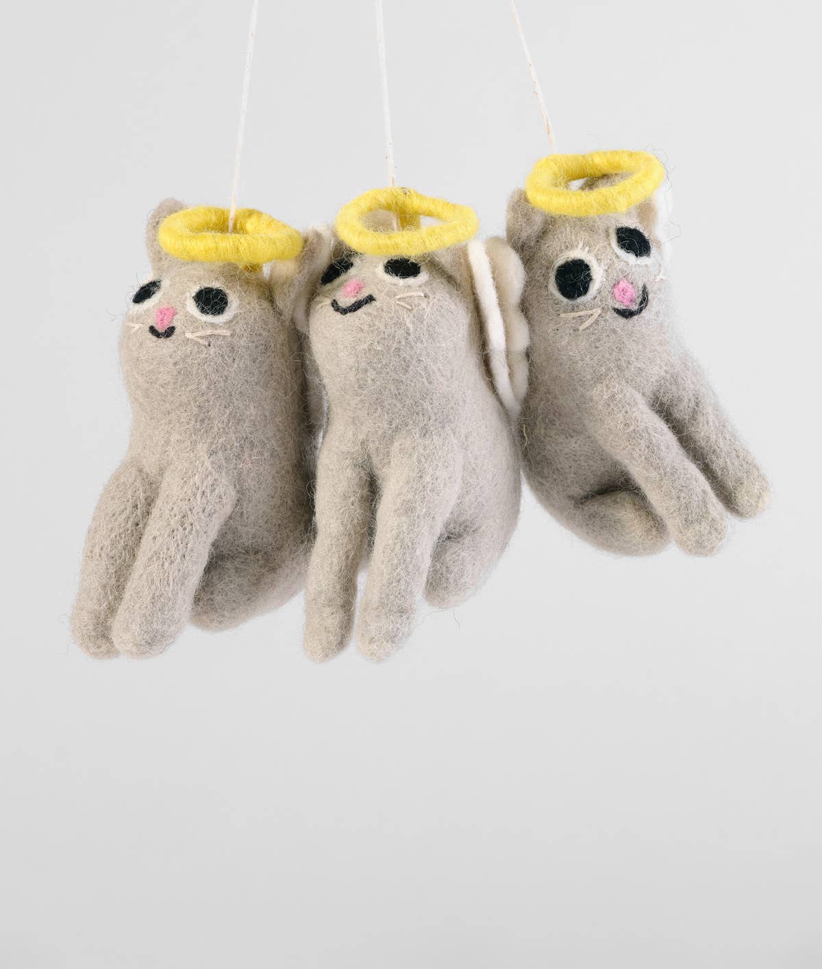 Handmade Felt: “Gabby” Cat Ornament