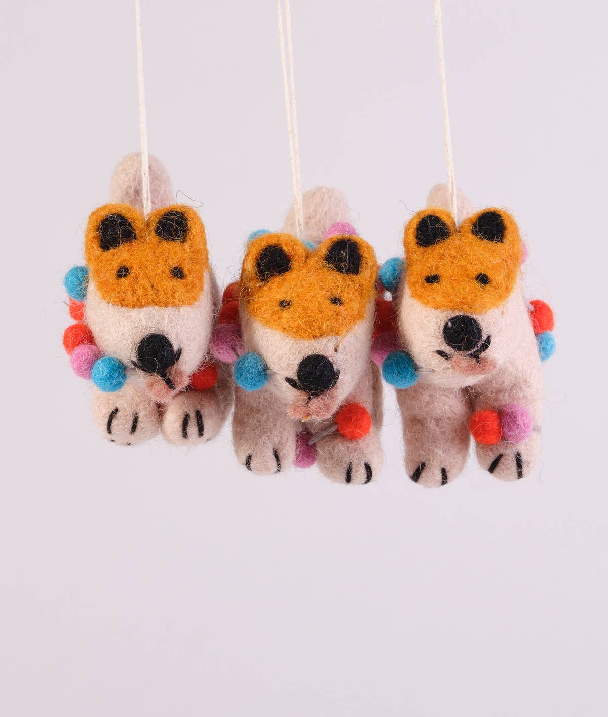 Handmade Felt: “Willa” Hanging Felt Ornament