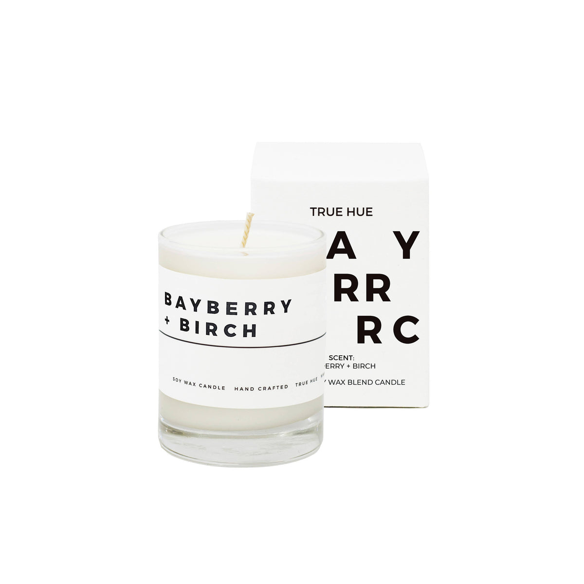 True Hue: Bayberry + Birch Mini Candle