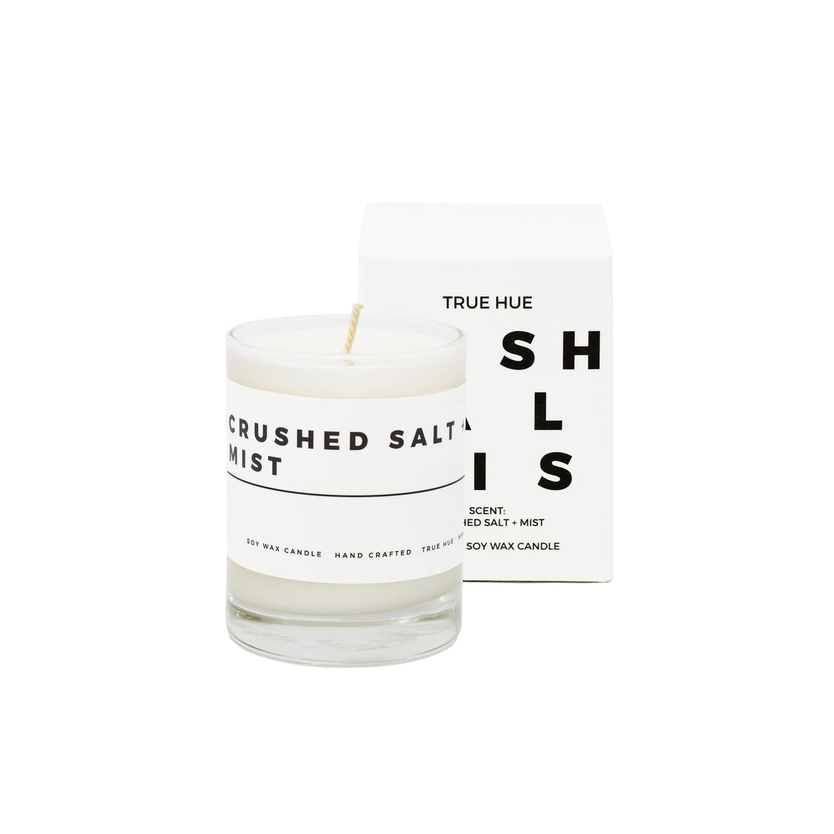 True Hue: Crushed Salt + Mist Mini Candle