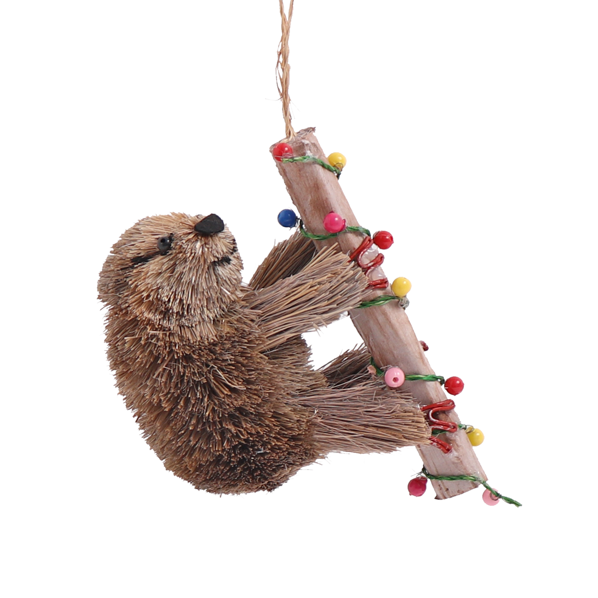 Handmade Bristle: Sloth Ornament