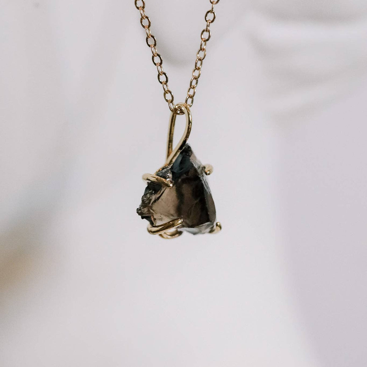 Dark Muse Crystal Necklace - Obsidian: Obsidian