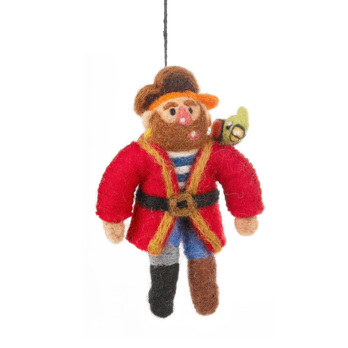 Handmade Felt: Pirate “Pete” Ornament